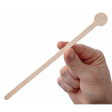Fiesta Compostable Wooden Cocktail Stirrers 200mm (Pack of 100) - DB494  Fiesta   