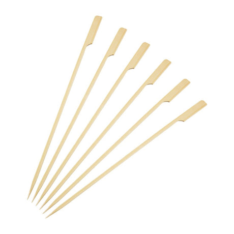Fiesta Compostable Bamboo Paddle Skewers 240mm (Pack of 100) - DB498  Fiesta   