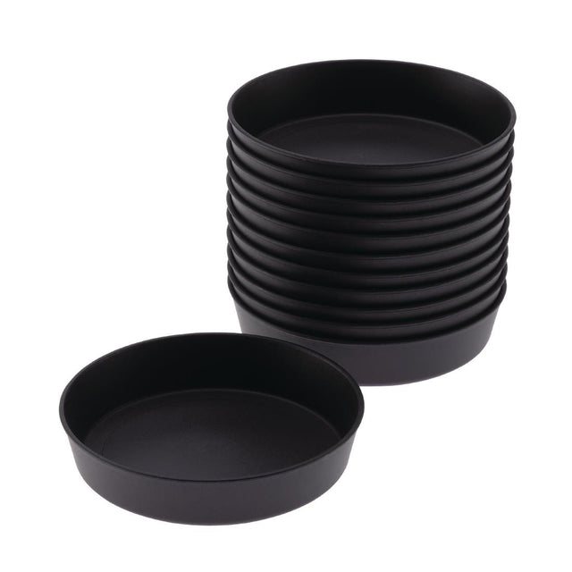 Matfer Bourgeat Exoglass Quiche Moulds 100mm (Pack of 12) - DB509  Matfer Bourgeat   