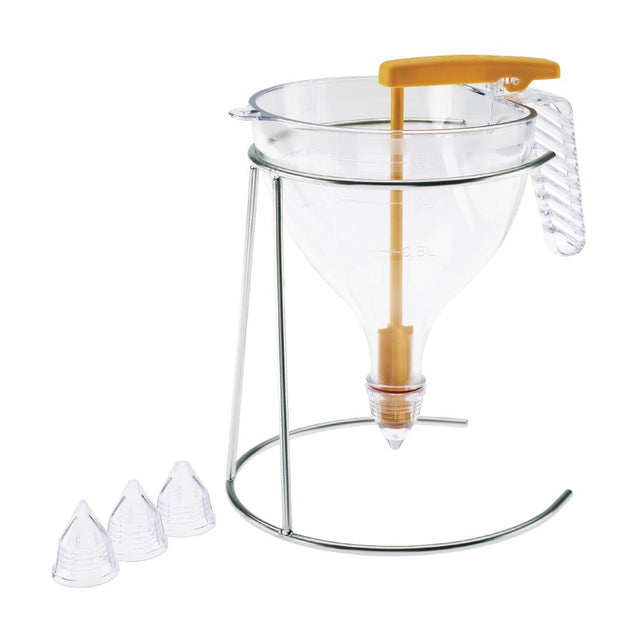 Matfer Bourgeat Piston Funnel with Stand 1.5Ltr - DB550  Matfer Bourgeat   