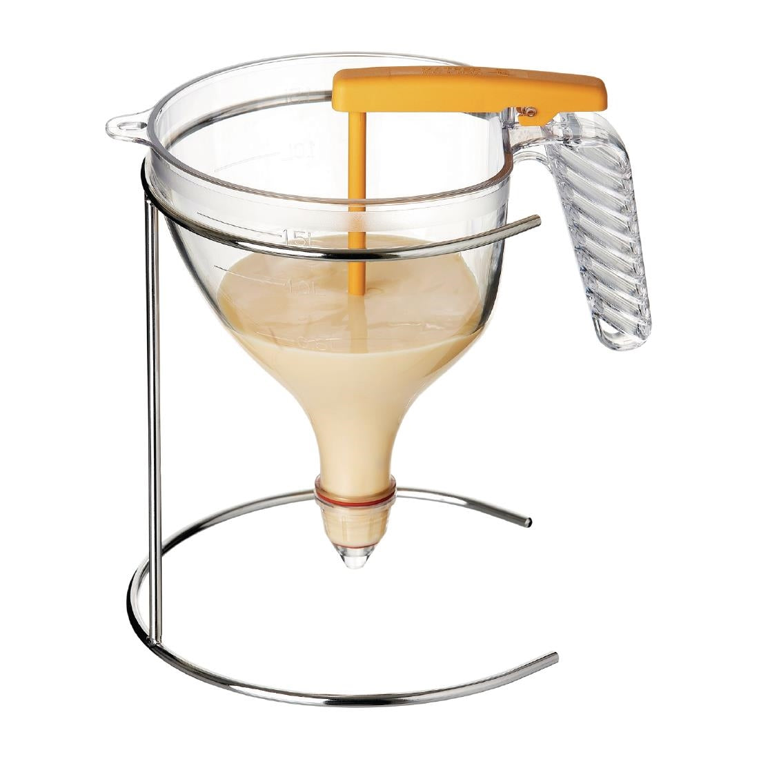 Matfer Bourgeat Piston Funnel with Stand 1.5Ltr - DB550  Matfer Bourgeat   