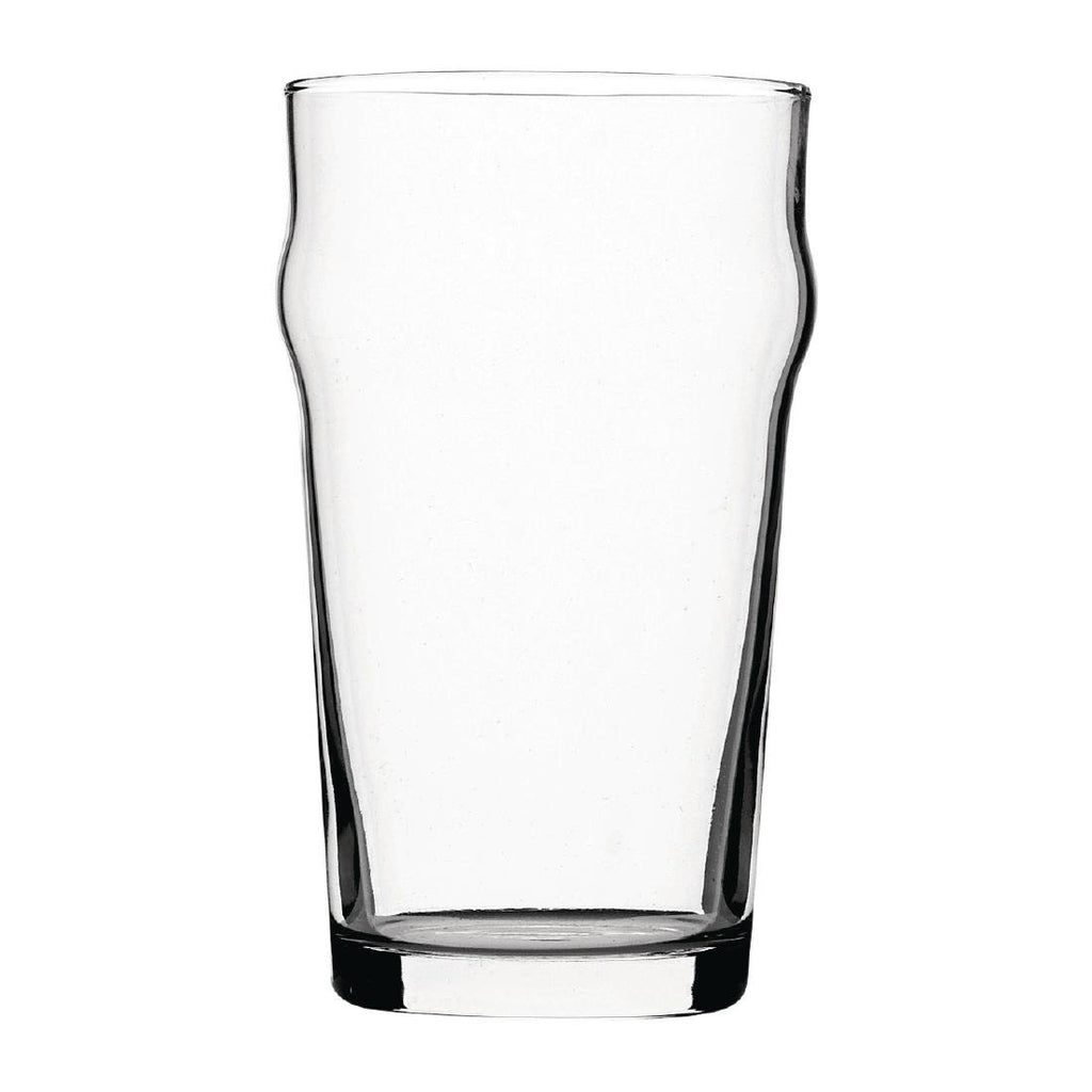 Utopia Nonic Nucleated Beer Glasses 570ml CE Marked (Pack of 48) - DB555 Beer Glasses Utopia   