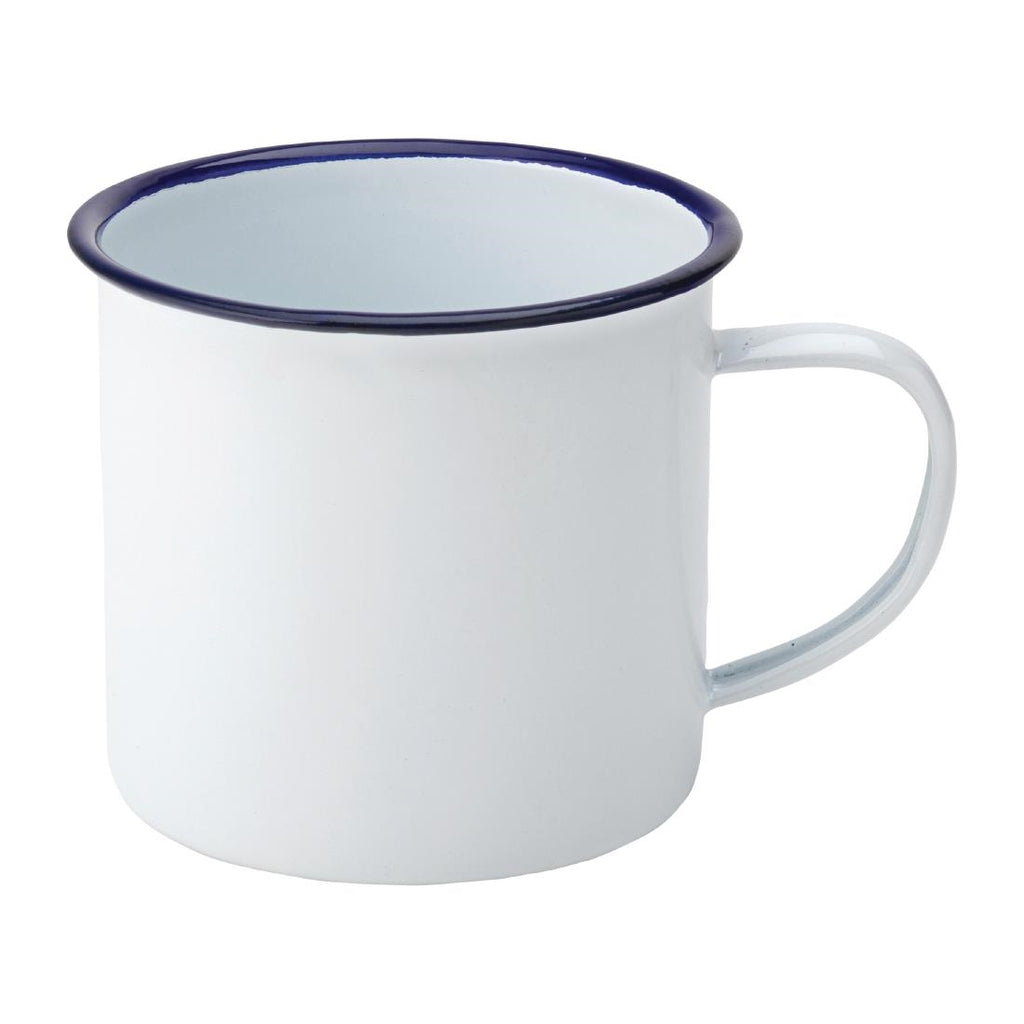 Utopia Eagle Enamel Mugs 380ml (Pack of 6) - DB558 Utopia Crockery Utopia   