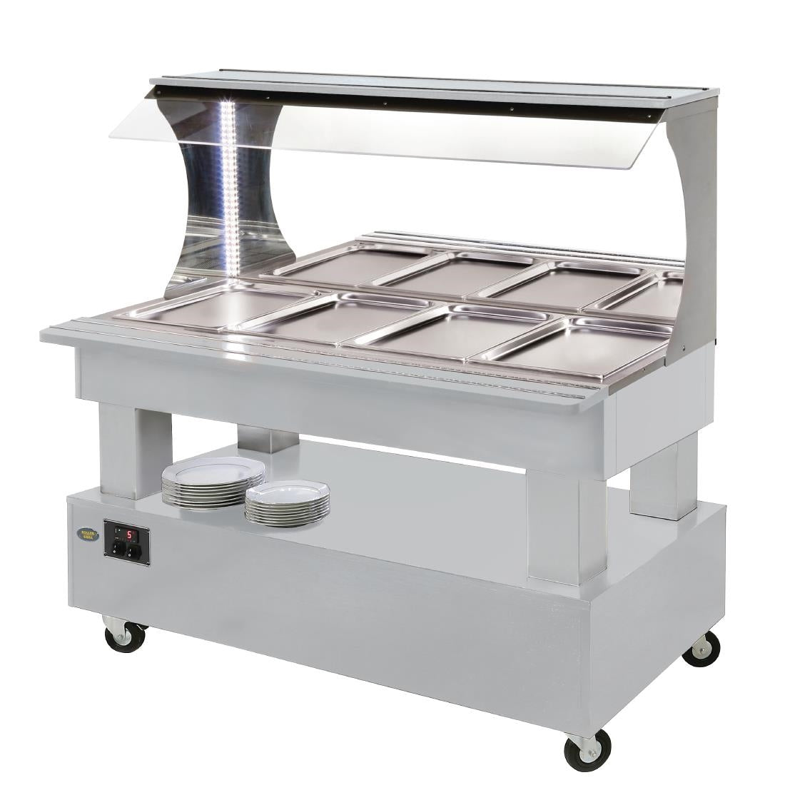 Roller Grill Salad Bar SBM40FW - DB690  Roller Grill   