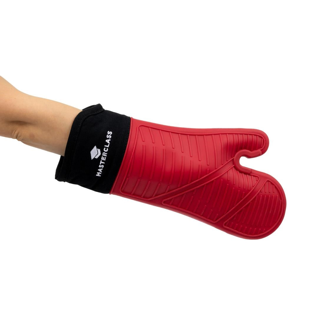 MasterClass Seamless Silicone Oven Mitt with Cotton Sleeve - DB878  Kitchen Craft   