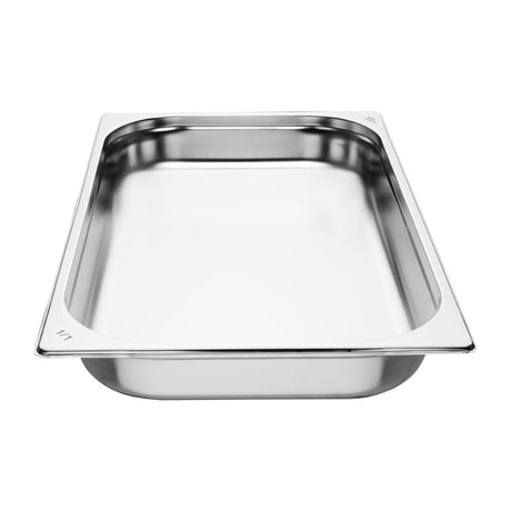 Nisbets Essentials Stainless Steel Gastronorm 65mm (Pack 3) - DB881  Nisbets Essentials   