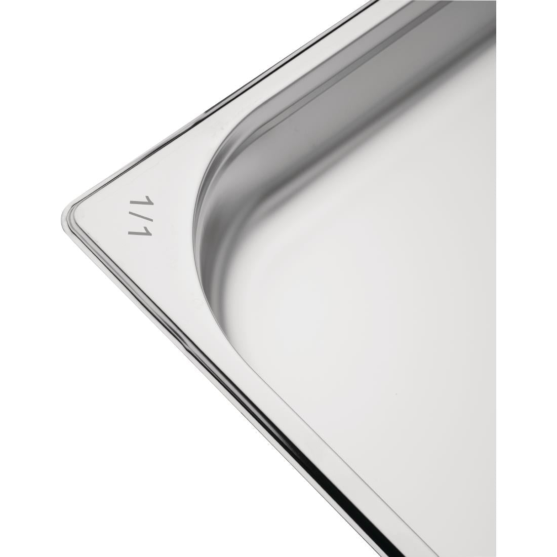 Nisbets Essentials Stainless Steel Gastronorm 65mm (Pack 3) - DB881  Nisbets Essentials   