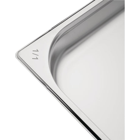 Nisbets Essentials Stainless Steel Gastronorm 65mm (Pack 3) - DB881  Nisbets Essentials   