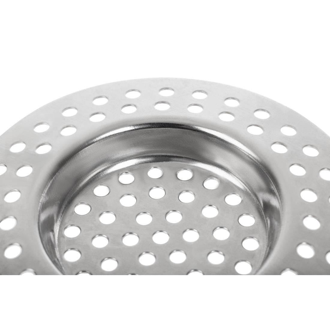 KitchenCraft Stainless Steel Large Hole Sink Strainer 75mm - DB902  Kitchen Craft   