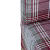 Bolero Austin Dining Chairs Wine Tartan (Pack of 2) - DB989 Upholstered Dining Chairs Bolero   