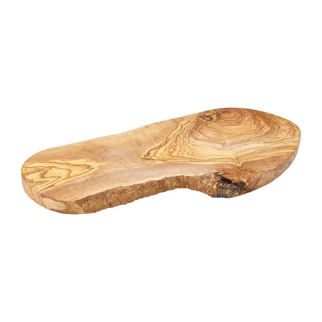 Utopia Rustic Olive Wood Oval Platters 400mm (Pack of 6) - DC117  Utopia   