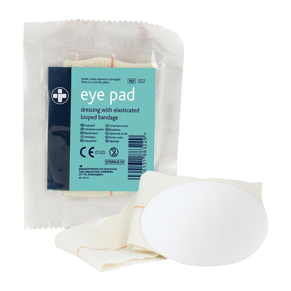 Eye Dressings with Bandage Loop - DC127  Reliance Medical   