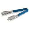 Vollrath Blue Utility Grip Kool Touch Tong 9" - DC245  Vollrath   