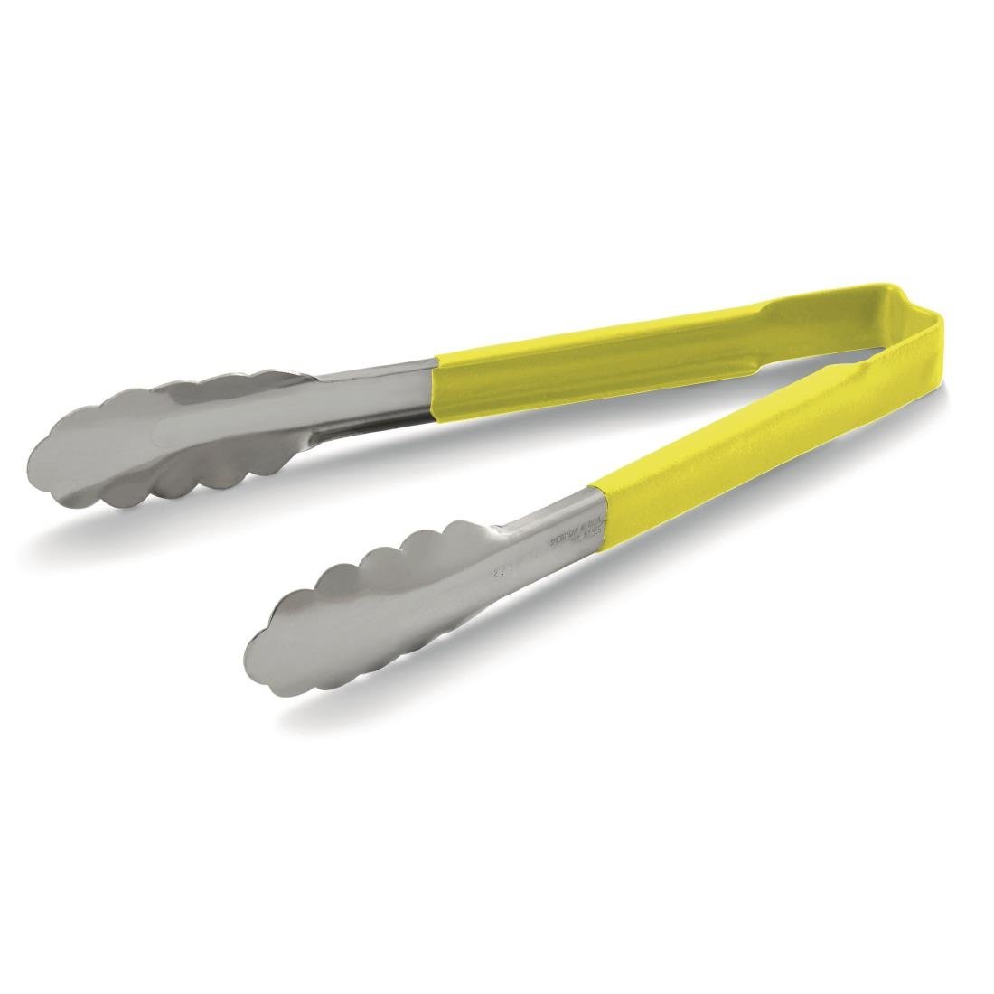 Vollrath Yellow Utility Grip Kool Touch Tong 12" - DC250  Vollrath   