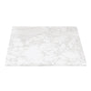 Bolero Square Marble Effect Tabletop White 600mm - DC301 Stone Effect Table Tops Bolero   