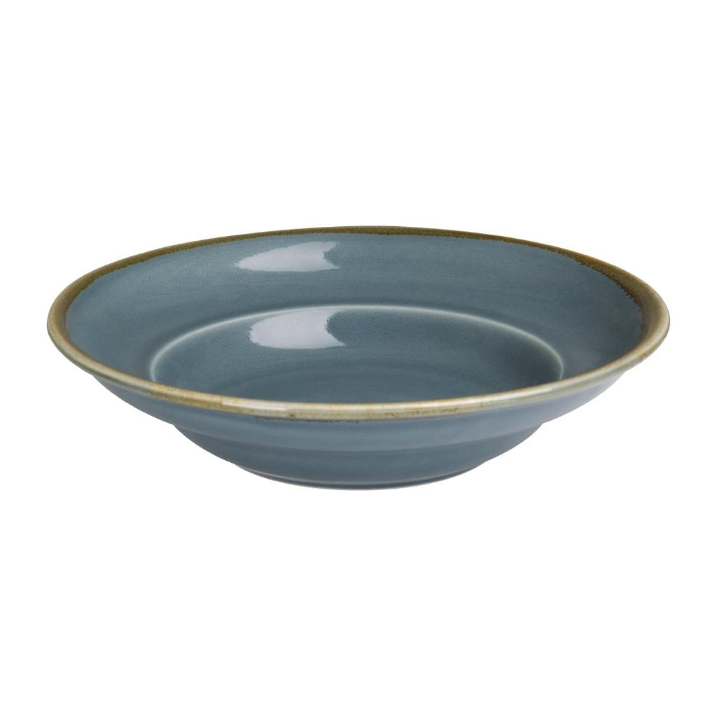 Olympia Kiln Pasta Bowls Ocean 250mm (Pack of 4) - DC305  Olympia   