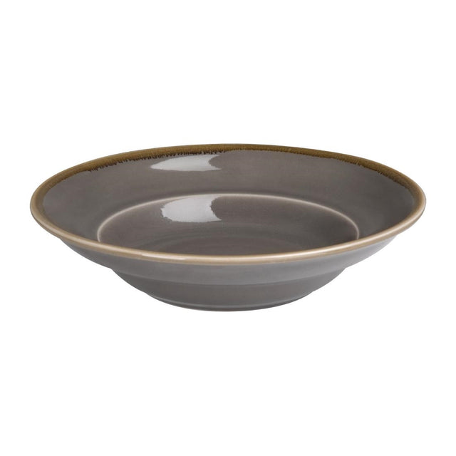 Olympia Kiln Pasta Bowls Smoke 250mm (Pack of 4) - DC308  Olympia   