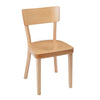 Fameg Plain Side Chairs Natural Beech (Pack of 2) - DC356 Wooden Dining Chairs Fameg   