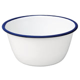 Olympia Enamel Pudding Bowls 155mm (Pack of 6) - DC389 Bowls Olympia