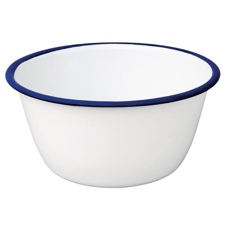 Olympia Enamel Pudding Bowls 155mm (Pack of 6) - DC389 Bowls Olympia