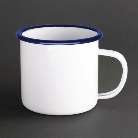 Olympia Large Enamel Soup Mugs 670ml (Pack of 6) - DC398 Olympia Crockery Olympia   
