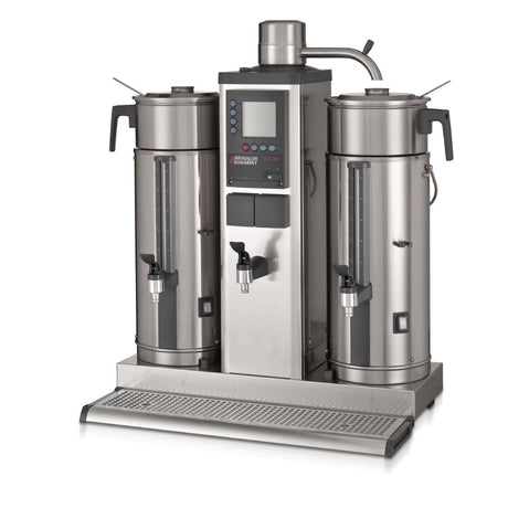 Bravilor B5 HW Bulk Coffee Brewer with 2x5Ltr Coffee Urns and Hot Water Tap Single Phase - DC687-1P  Bravilor Bonamat   