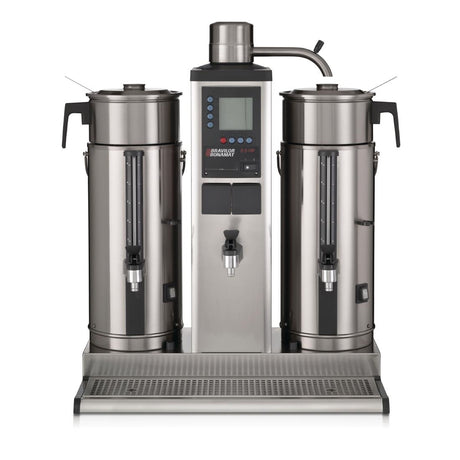 Bravilor B5 HW Bulk Coffee Brewer with 2x5Ltr Coffee Urns and Hot Water Tap Single Phase - DC687-1P  Bravilor Bonamat   