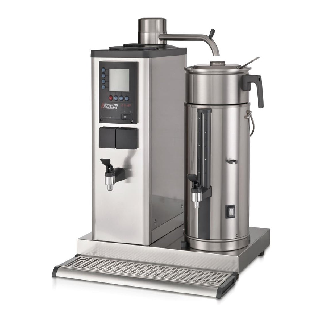 Bravilor B10 HWR Bulk Coffee Brewer with 10Ltr Coffee Urn and Hot Water Tap 3 Phase - DC689  Bravilor Bonamat   