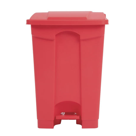 Jantex Kitchen Pedal Bin Red 45Ltr - DC708  Jantex   