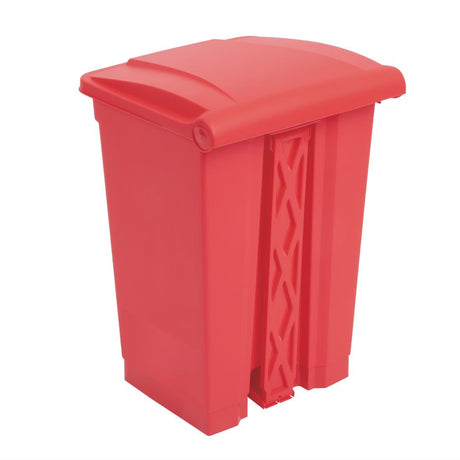 Jantex Kitchen Pedal Bin Red 45Ltr - DC708  Jantex   
