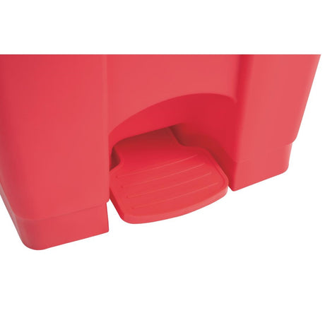 Jantex Kitchen Pedal Bin Red 45Ltr - DC708  Jantex   