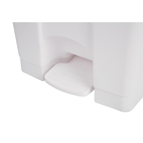 Jantex Kitchen Pedal Bin White 45Ltr - DC709  Jantex   
