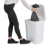 Jantex Kitchen Pedal Bin White 45Ltr - DC709  Jantex   