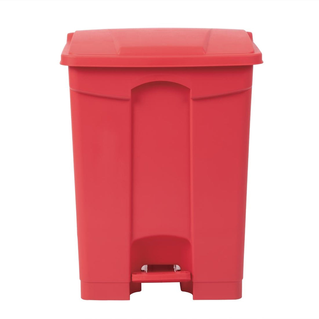 Jantex Kitchen Pedal Bin Red 65Ltr - DC710  Jantex   