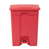 Jantex Kitchen Pedal Bin Red 65Ltr - DC710  Jantex   