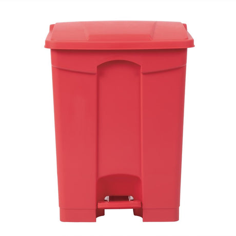 Jantex Kitchen Pedal Bin Red 65Ltr - DC710  Jantex   