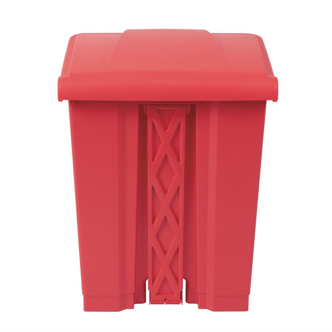 Jantex Kitchen Pedal Bin Red 65Ltr - DC710  Jantex   