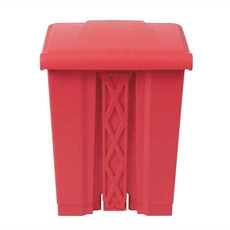 Jantex Kitchen Pedal Bin Red 65Ltr - DC710  Jantex   