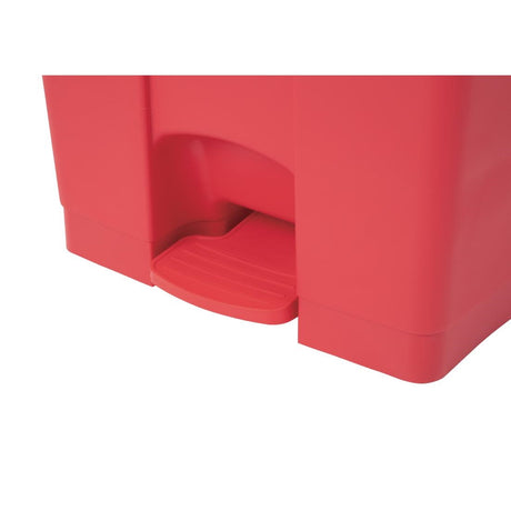 Jantex Kitchen Pedal Bin Red 65Ltr - DC710  Jantex   