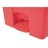 Jantex Kitchen Pedal Bin Red 87Ltr - DC712  Jantex   