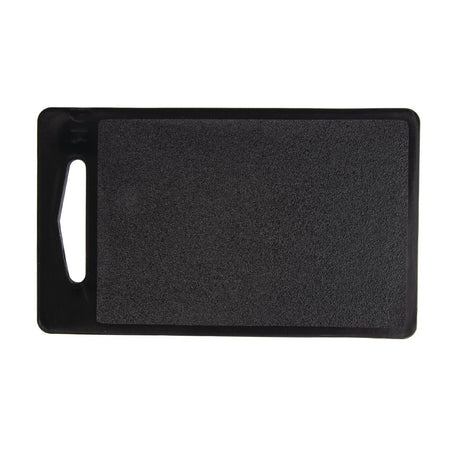 Hygiplas Bar Chopping Board Black 255mm - DC717  Hygiplas   