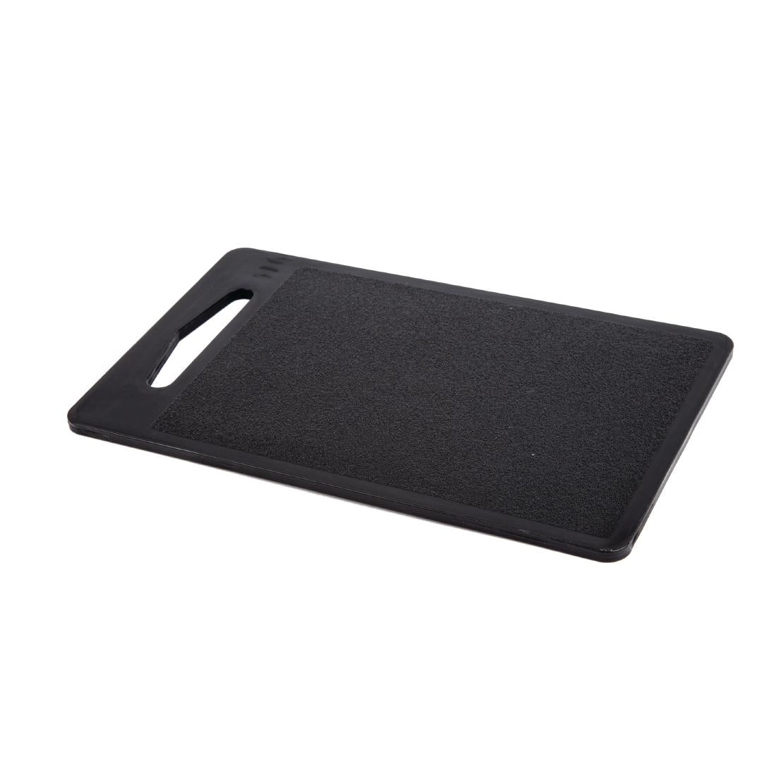 Hygiplas Bar Chopping Board Black 255mm - DC717  Hygiplas   