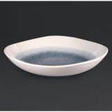 Churchill Studio Prints Raku Trace Triangular Bowl Topaz Blue (Pack of 12) - DC730 Bowls Churchill