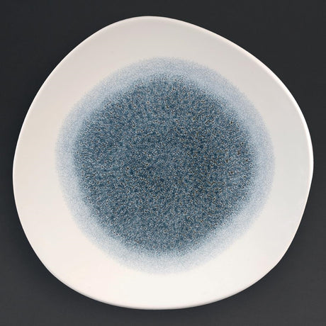 Churchill Studio Prints Raku Round Trace Plates Topaz Blue 264mm (Pack of 12) - DC731 Plates Churchill