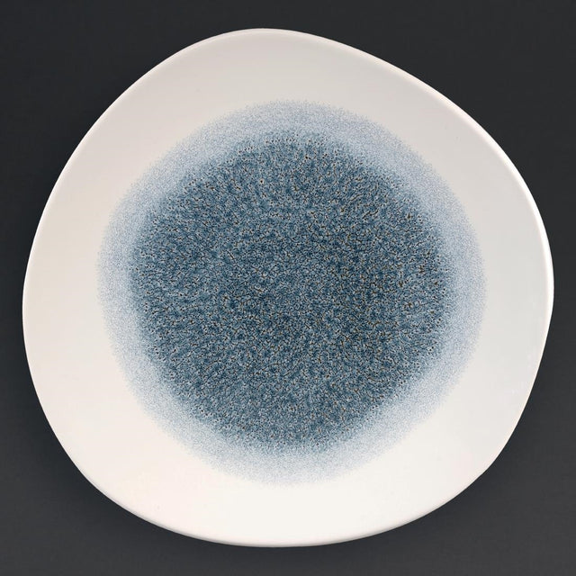 Churchill Studio Prints Raku Round Trace Plates Topaz Blue 264mm (Pack of 12) - DC731 Plates Churchill