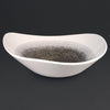 Churchill Studio Prints Raku Trace Triangular Bowl Quartz Black 235mm (Pack of 12) - DC734 Bowls Churchill