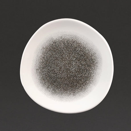 Churchill Studio Prints Raku Round Trace Plates Quartz Black 210mm (Pack of 12) - DC736 Plates Churchill