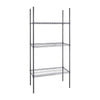 Nisbets Essentials 3 Tier Coated Shelving Unit 1820 x 915 x 457mm - DC819  Nisbets Essentials   