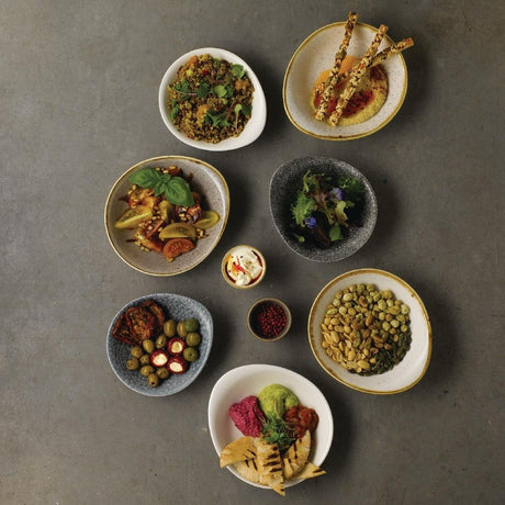 Churchill Stonecast Round Dishes Barley White 160mm (Pack of 12) - DY872 Churchill Super Vitrified Churchill   