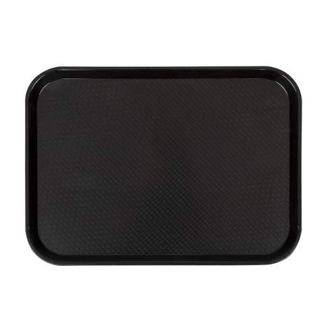 Cambro Polypropylene Fast Food Tray Black 410mm - DE312  Cambro   
